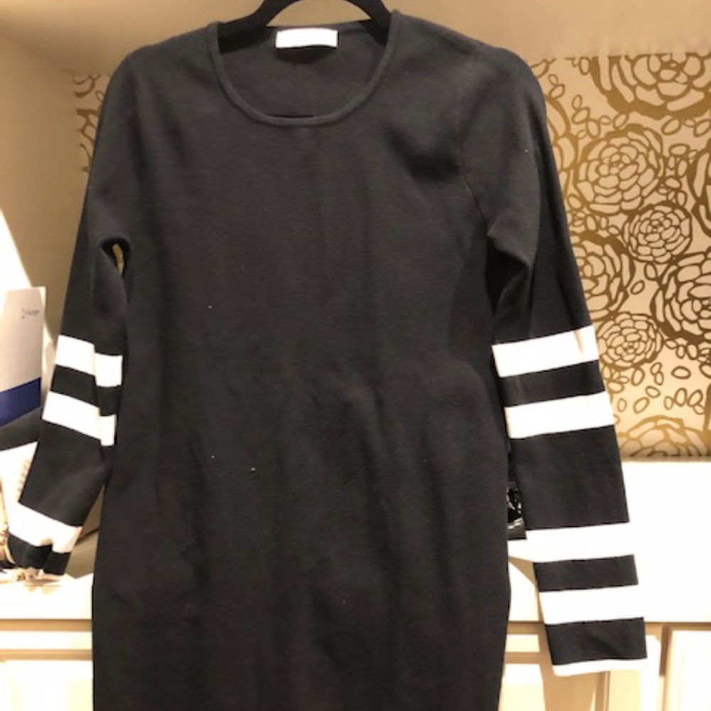 Black Knit Dress
